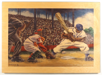 "Stee-rike" by Keith Shepherd Painting on Maple Wood at PristineAuction.com