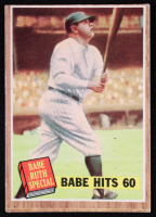 Babe Ruth 1962 Topps Babe Ruth Special #139A2 at PristineAuction.com