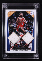 Julius Erving 2025 Jersey Fusion Basketball Edition Dual Game Worn Jersey #JE84 #6/25 at PristineAuction.com