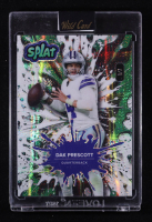 Dak Prescott 2025 Wild Card Splat Background 2 Green Scotch Plaid #SBGRE02-DP #1/7 at PristineAuction.com