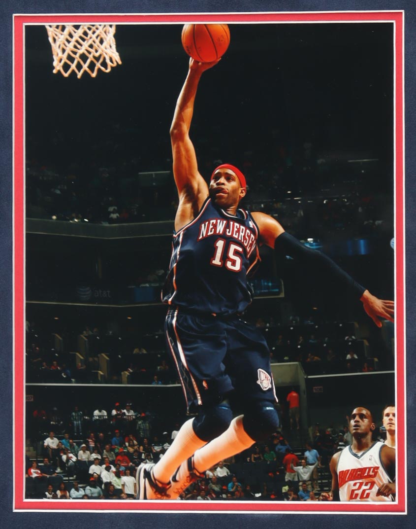 Vince Carter Signed Custom Framed Jersey Display (Fanatics) at PristineAuction.com Vince Carter Signed Custom Framed Jersey Display (Fanatics) at PristineAuction.com