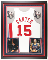 Vince Carter Signed Custom Framed Jersey Display (Fanatics) at PristineAuction.com