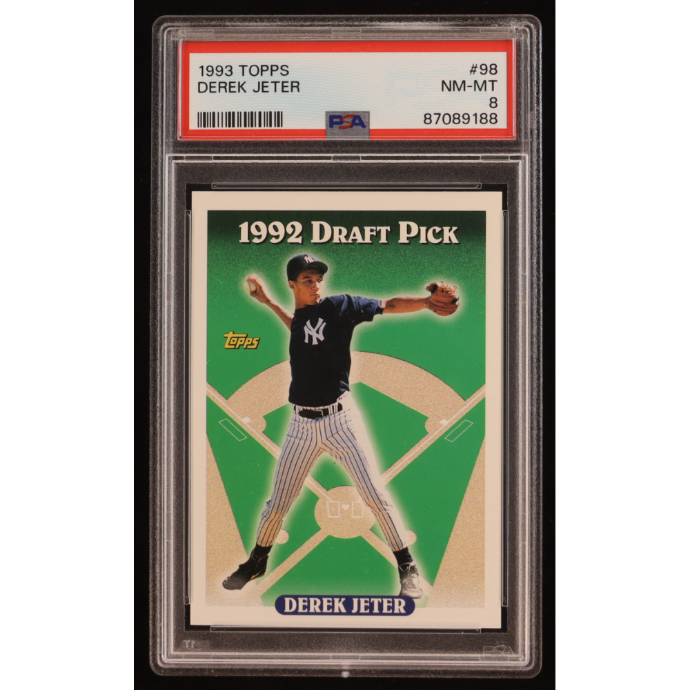 Derek Jeter 1993 Topps #98 RC (PSA 8) at PristineAuction.com