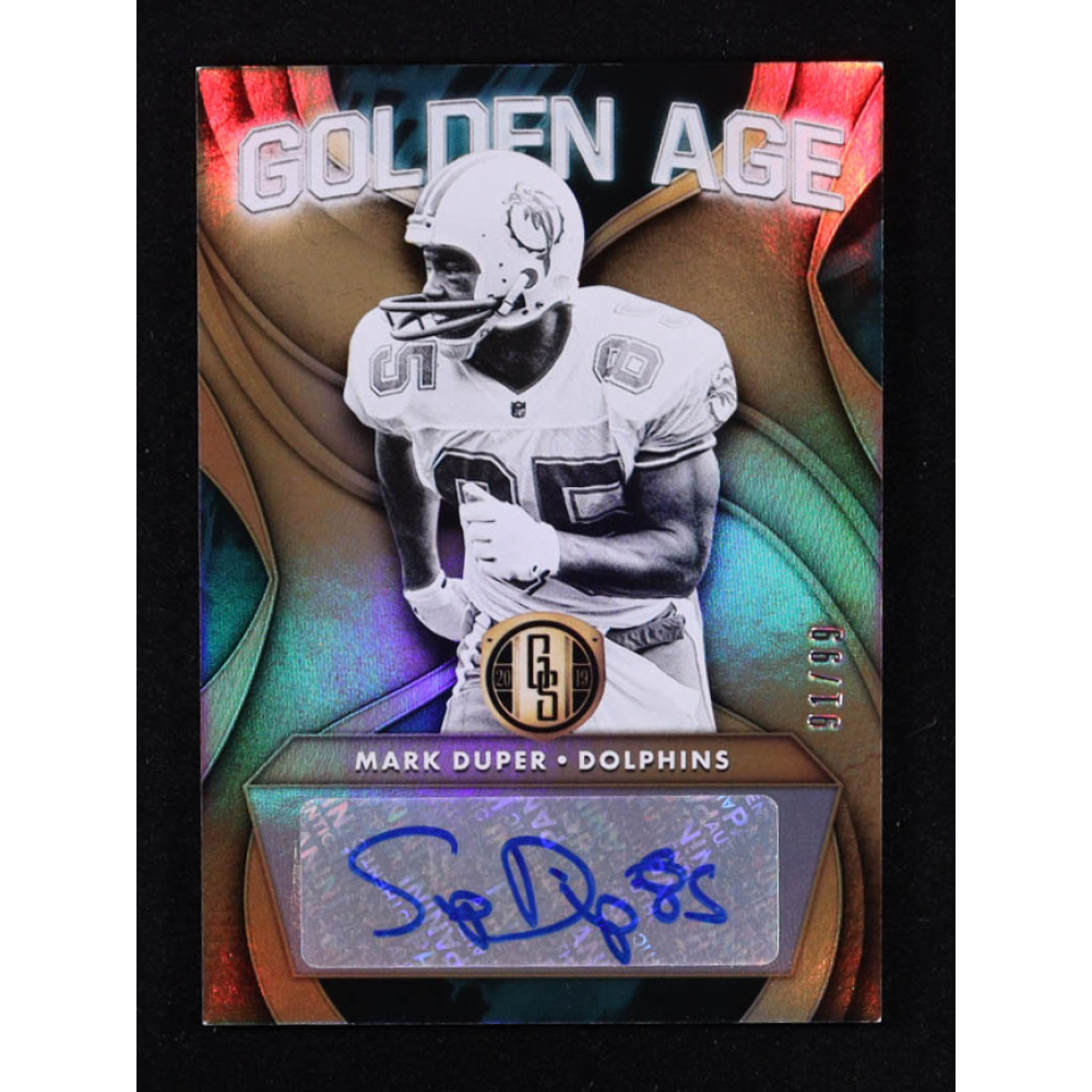 Mark Duper 2019 Panini Gold Standard Golden Age Autographs #10 #91/99 at PristineAuction.com
