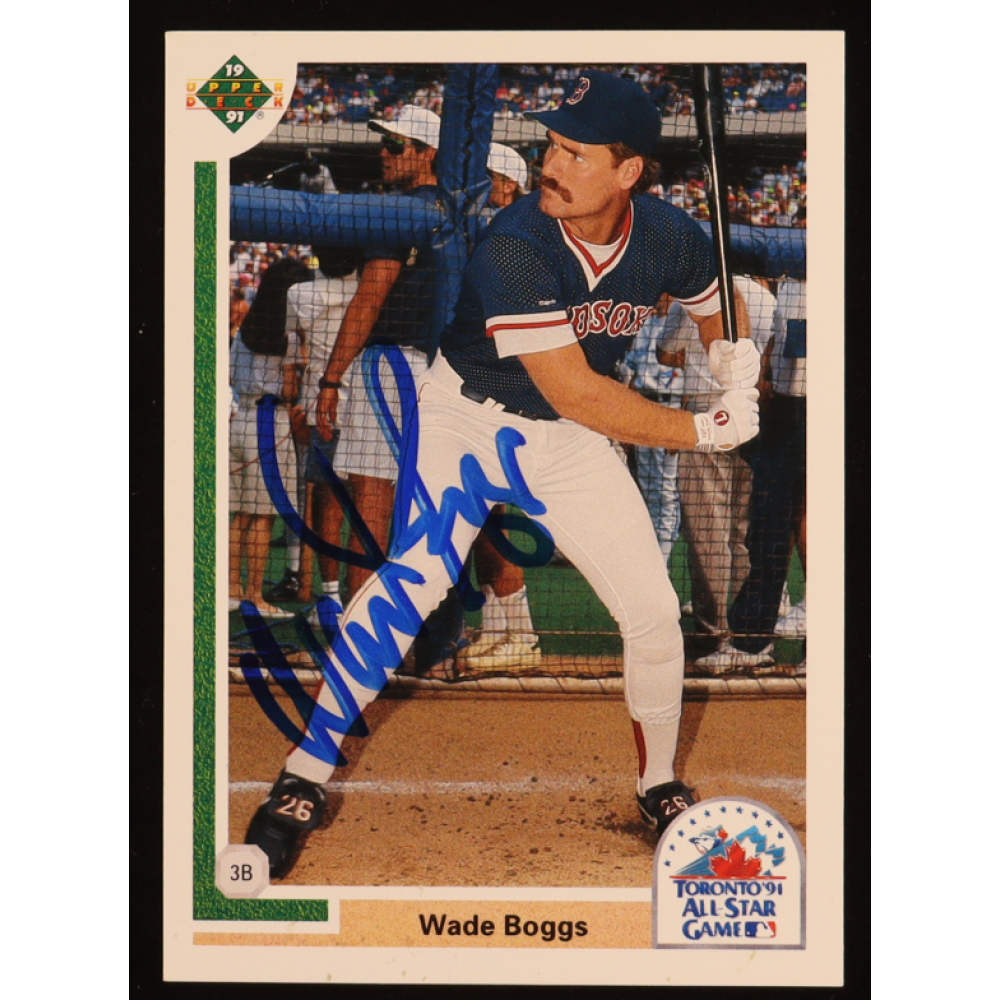 Wade Boggs Signed 1991 Upper Deck Final Edition AS #84F (JSA) at PristineAuction.com