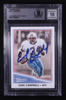 Earl Campbell Signed 2017 Panini Classics #138 (BGS | Autograph Graded BGS 10) at PristineAuction.com