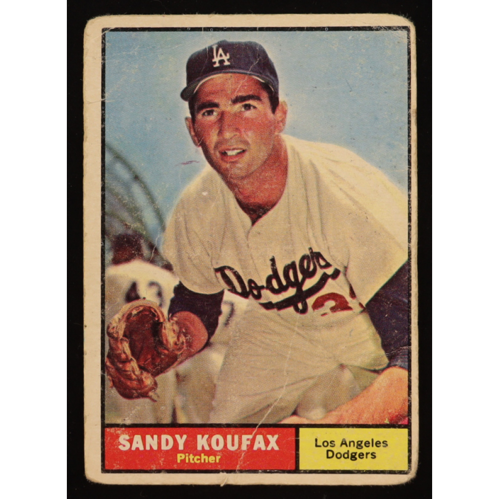 Sandy Koufax 1961 Topps #344 at PristineAuction.com