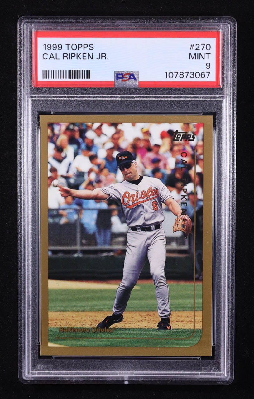 Cal Ripken Jr. 1999 Topps #270 (PSA 9) at PristineAuction.com Cal Ripken Jr. 1999 Topps #270 (PSA 9) at PristineAuction.com