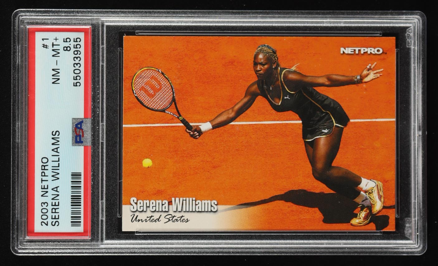 Serena Williams 2003 NetPro #1 RC (PSA 8.5) at PristineAuction.com Serena Williams 2003 NetPro #1 RC (PSA 8.5) at PristineAuction.com