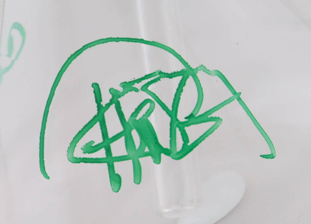 Cheech Marin & Tommy Chong Signed Glass Bong (JSA) at PristineAuction.com Cheech Marin & Tommy Chong Signed Glass Bong (JSA) at PristineAuction.com