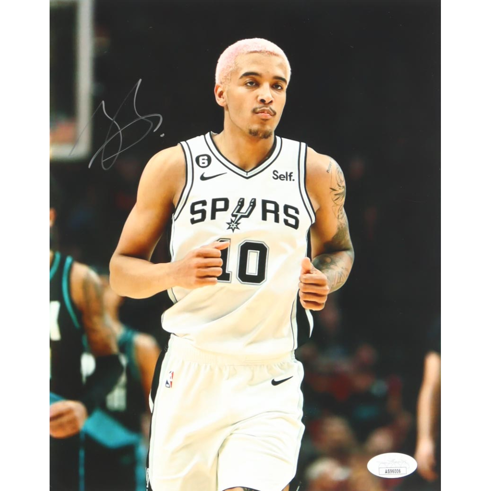 Jeremy Sochan Signed Spurs 8x10 Photo (JSA) at PristineAuction.com