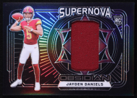 Jayden Daniels 2024 Panini Obsidian Supernova Swatches #2 RC at PristineAuction.com