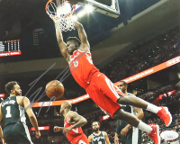 Clint Capela Signed Rockets 8x10 Photo (JSA) at PristineAuction.com