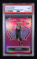 Tim Duncan 2023-24 Panini Phoenix Court Of The Kings Pink #2 #03/99 (PSA 9) at PristineAuction.com