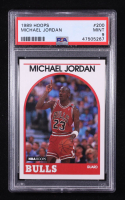 Michael Jordan 1989 NBA Hoops #200 (PSA 9) at PristineAuction.com