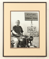 Mark Reuben Gallery - 1963 Steve McQueen "The Great Escape" Custom Framed Photo Display with Certificate at PristineAuction.com