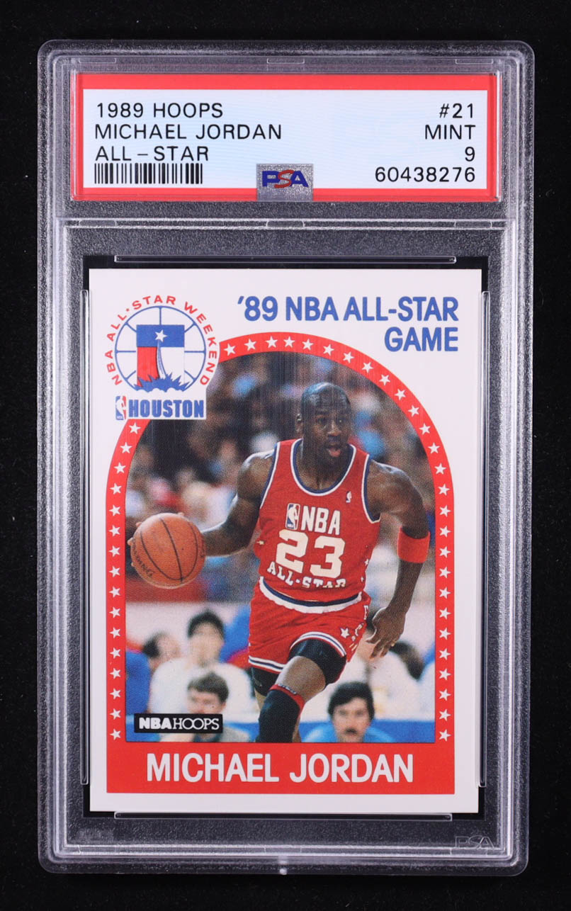 Michael Jordan 1989 NBA Hoops All Star #21 (PSA 9) at PristineAuction.com Michael Jordan 1989 NBA Hoops All Star #21 (PSA 9) at PristineAuction.com