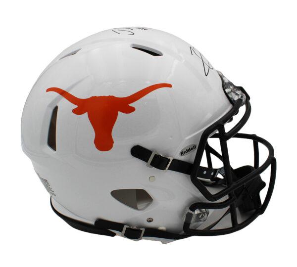 Jamaal Charles & Earl Thomas Signed Texas Longhorns Full-Size Authentic On-Field Speed Helmet (Beckett) at PristineAuction.com Jamaal Charles & Earl Thomas Signed Texas Longhorns Full-Size Authentic On-Field Speed Helmet (Beckett) at PristineAuction.com
