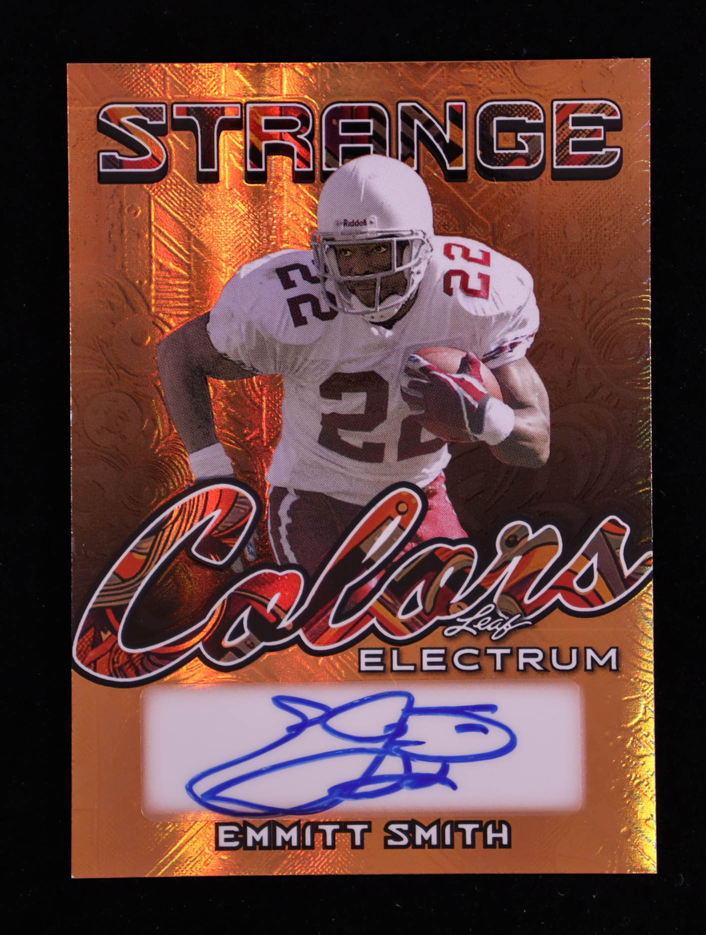 Emmitt Smith 2024 Leaf Electrum Strange Colors Autographs Bronze #SCES1 #04/15 at PristineAuction.com Emmitt Smith 2024 Leaf Electrum Strange Colors Autographs Bronze #SCES1 #04/15 at PristineAuction.com