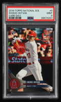 Shohei Ohtan 2018 Topps National Baseball Card Day #8 RC (PSA 9) at PristineAuction.com