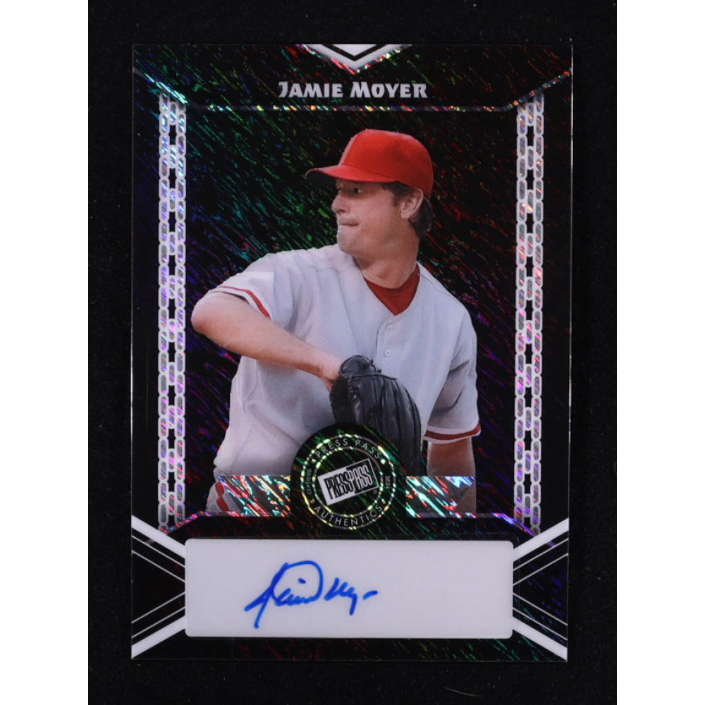 Jamie Moyer 2024 Leaf Metal Collective '00 Press Pass Autographs Purple Shimmer #20AJM2 #2/5 at PristineAuction.com