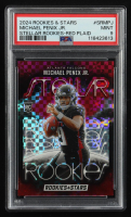Michael Penix Jr. 2024 Rookies and Stars Stellar Rookies Red Plaid #1 RC (PSA 9) at PristineAuction.com