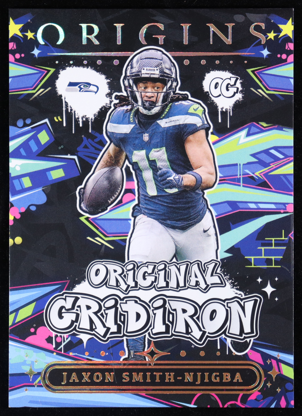 Jaxon Smith-Njigba 2025 Panini Origins Original Gridiron #19 at PristineAuction.com Jaxon Smith-Njigba 2025 Panini Origins Original Gridiron #19 at PristineAuction.com
