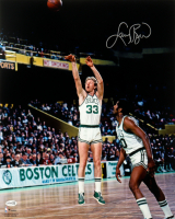 Larry Bird Signed Celtics 16x20 Photo (JSA) at PristineAuction.com