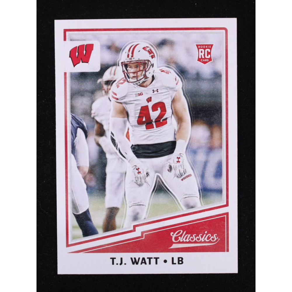 TJ Watt 2017 Classics #284 RC at PristineAuction.com