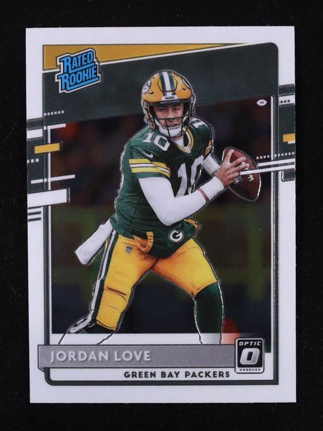 Jordan Love 2020 Donruss Optic #154 RR RC at PristineAuction.com Jordan Love 2020 Donruss Optic #154 RR RC at PristineAuction.com