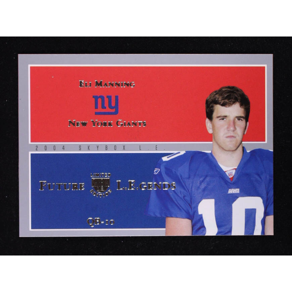 Eli Manning 2004 SkyBox LE Future Legends #11FL RC at PristineAuction.com
