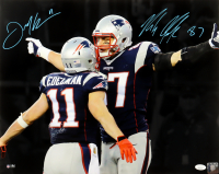 Julian Edelman & Rob Gronkowski Signed Patriots 16x20 Photo (JSA) at PristineAuction.com