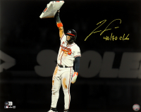 Ronald Acuna Jr. Signed Braves 16x20 Photo Inscribed "40/70 Club" (Beckett) at PristineAuction.com