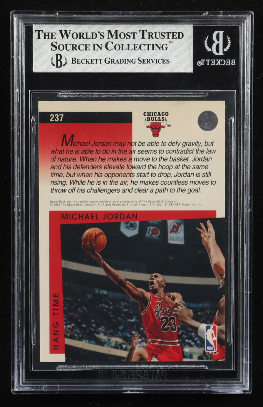 Michael Jordan 1993-94 Upper Deck #237 (BGS 8) at PristineAuction.com Michael Jordan 1993-94 Upper Deck #237 (BGS 8) at PristineAuction.com