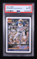 Fernando Valenzuela 1991 Topps Desert Shield #80 COR (104 earned runs/in '90)(PSA 8) at PristineAuction.com