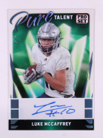 Luke McCaffrey 2023 Pro Set Pure Pure Talent Autographs Platinum Clear #PTLMC #5/6 RC at PristineAuction.com