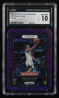 Stephen Curry 2023-24 Panini Prizm Monopoly Purple #28 (CGC 10) at PristineAuction.com