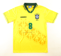 Dunga Signed Brazil Umbro Authentic Jersey (JSA) at PristineAuction.com