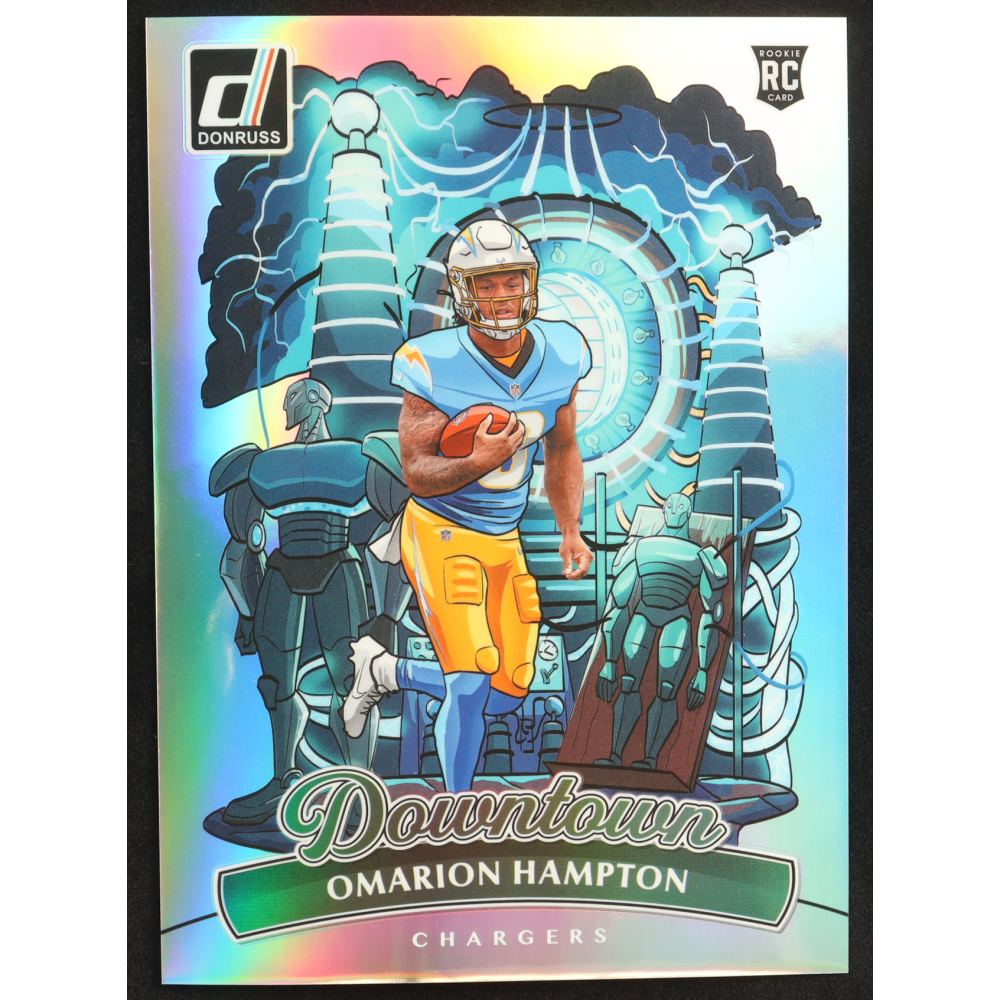 Omarion Hampton 2025 Donruss Downtown! Oversize #16 RC at PristineAuction.com