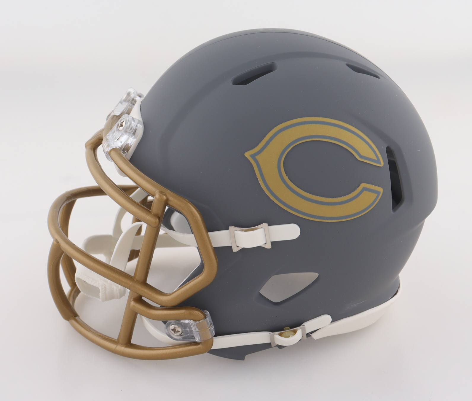 D'Andre Swift Signed Bears Slate Alternate Speed Mini Helmet (Beckett) at PristineAuction.com D'Andre Swift Signed Bears Slate Alternate Speed Mini Helmet (Beckett) at PristineAuction.com