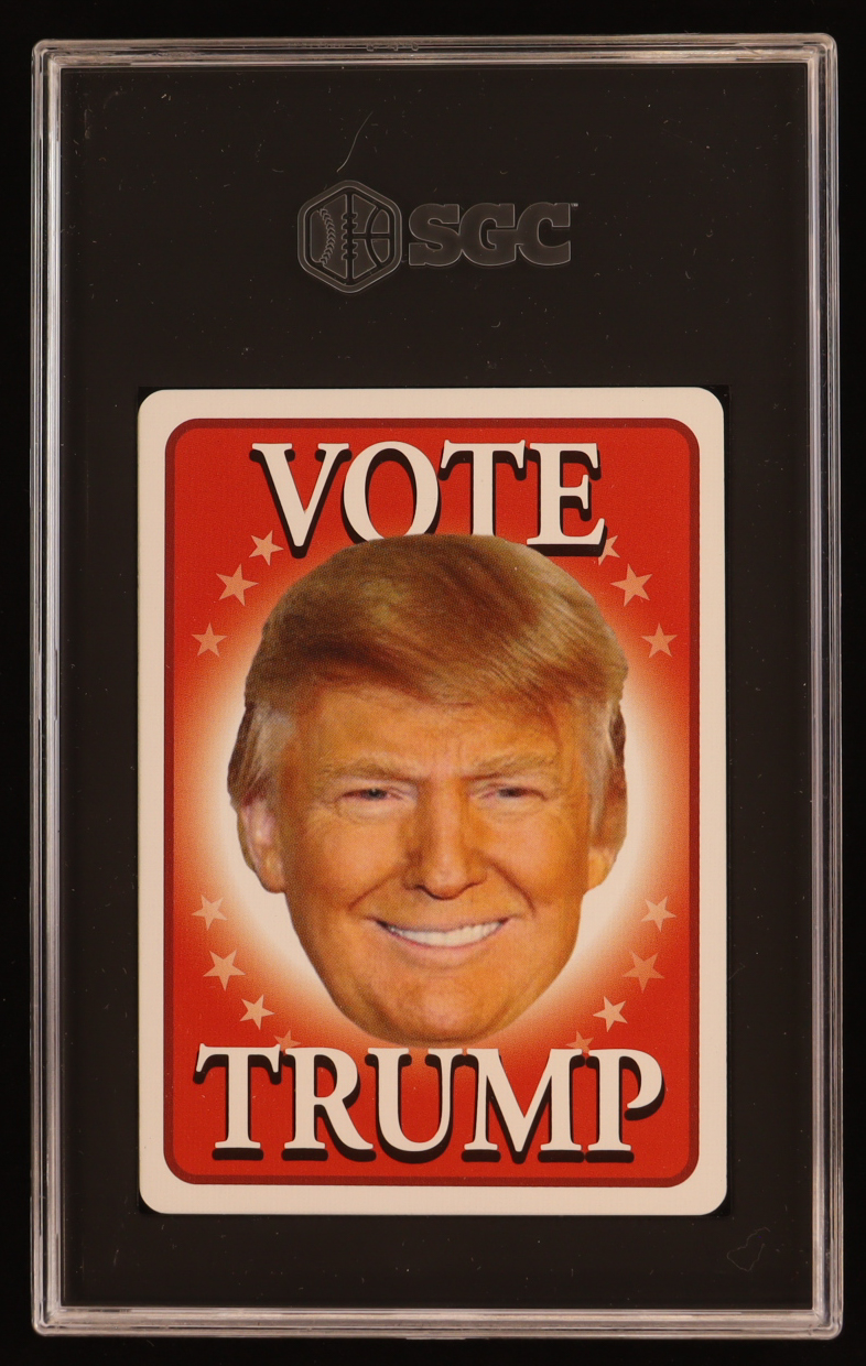 Donald Trump 2024 Hero Decks Trump Presidential Deck Playing Card #NNO (SGC 10) at PristineAuction.com Donald Trump 2024 Hero Decks Trump Presidential Deck Playing Card #NNO (SGC 10) at PristineAuction.com