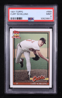 Curt Schilling 1991 Topps #569 (PSA 9) at PristineAuction.com