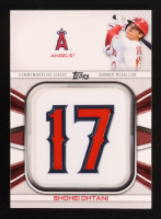Shohei Ohtani 2022 Topps Commemorative Player Jersey Number Medallions #JNMSO at PristineAuction.com