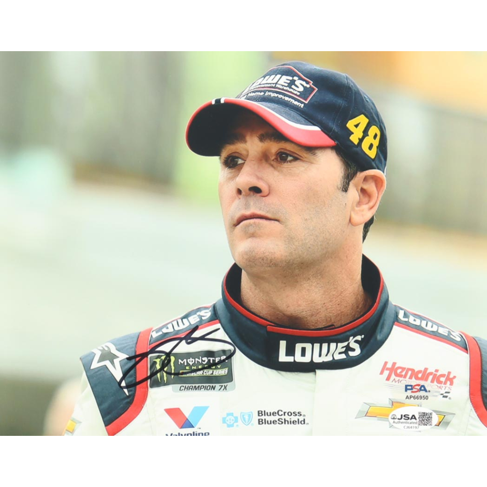 Jimmie Johnson Signed NASCAR 8x10 Photo (JSA) at PristineAuction.com