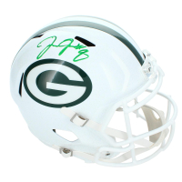 Josh Jacobs Signed Packers Full-Size Alternate Speed Helmet (Radtke) at PristineAuction.com
