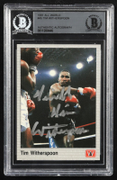 "Terrible" Tim Witherspoon Signed 1991 All World #45 (BGS Encapsulated) at PristineAuction.com