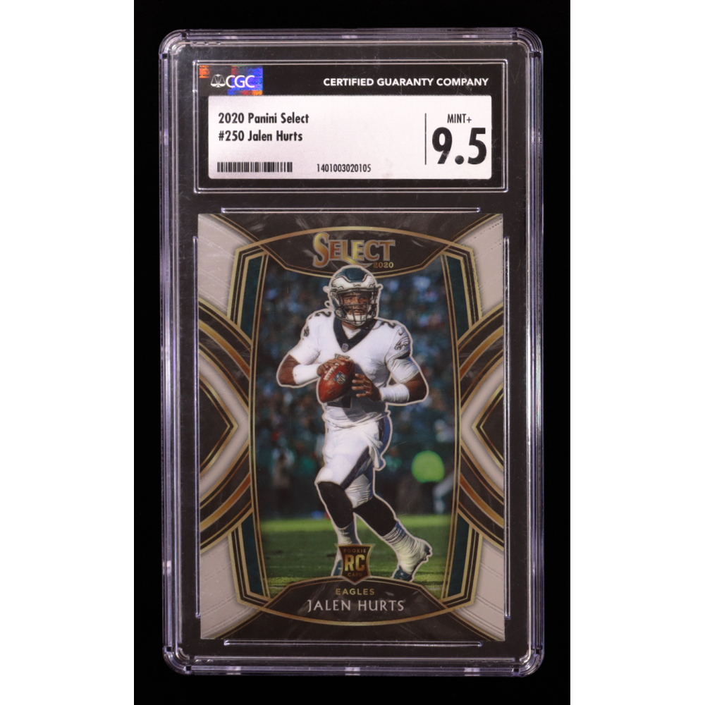 Jalen Hurts 2020 Panini Select #250 RC (CGC 9.5) at PristineAuction.com