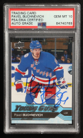 Pavel Buchnevich Signed 2016-17 Upper Deck Young Guns YG #227 (PSA | Autograph Graded PSA 10) at PristineAuction.com