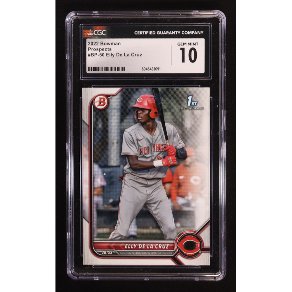 Elly De La Cruz 2022 Bowman Prospects #BP-50 RC (CGC 10) at PristineAuction.com