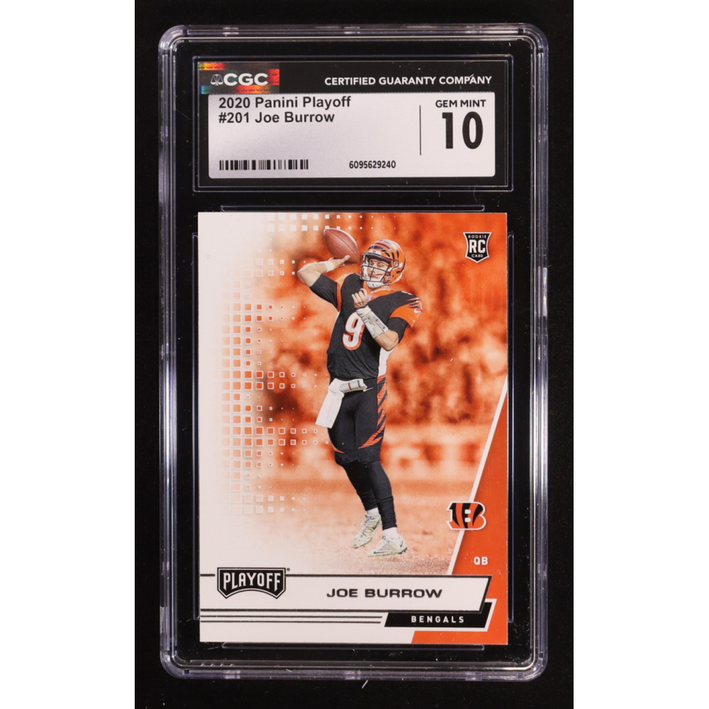 Joe Burrow 2020 Panini Playoff #201 RC (CGC 10) at PristineAuction.com